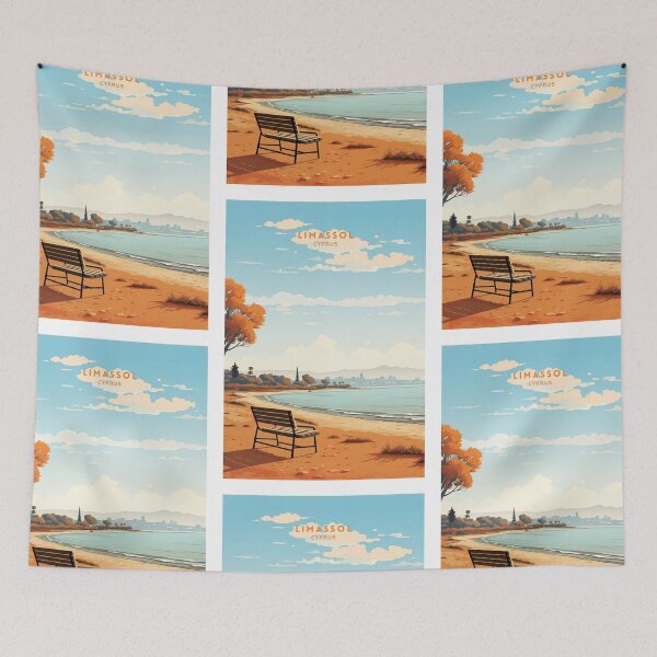 Item preview, Limassol Cyprus Coastal Bliss designed and sold by NeuralVibe.