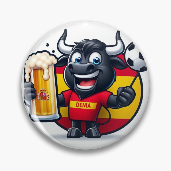Item preview, DENIA SPAIN FOOTBALL TORO designed and sold by LadOlive.