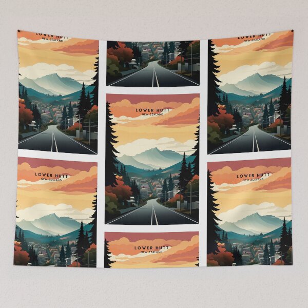 Item preview, Lower Hutt New Zealand Scenic Riverside designed and sold by NeuralVibe.
