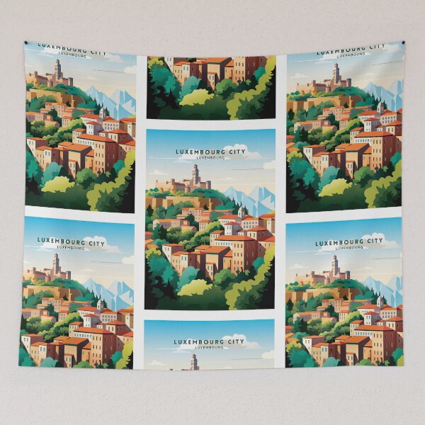 Item preview,  Luxembourg City Charm designed and sold by NeuralVibe.