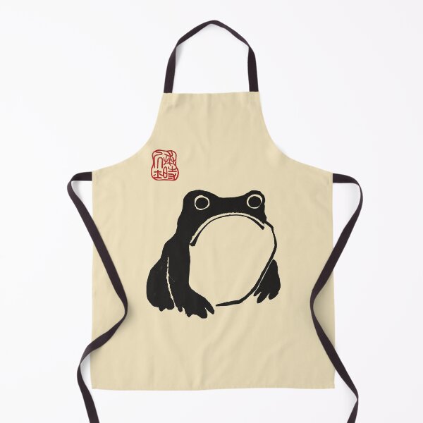 Item preview, Matsumoto Hoji woodblock print Grumpy frog toad  designed and sold by Hiraeth Atelier.