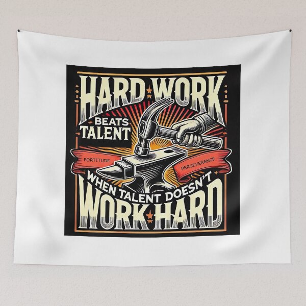 Item preview, Hard Work Beats Talent When Talent Doesn't Work Hard designed and sold by NoCompetition.