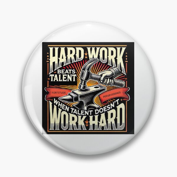 Artikelvorschau, Harte Arbeit schlägt Talent, wenn Talent nicht hart arbeitet entworfen und verkauft von NoCompetition.