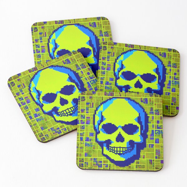 Item preview, Comic Book Skull: Pixel Art Retro Mashup designed and sold by Ronny-Owiso.