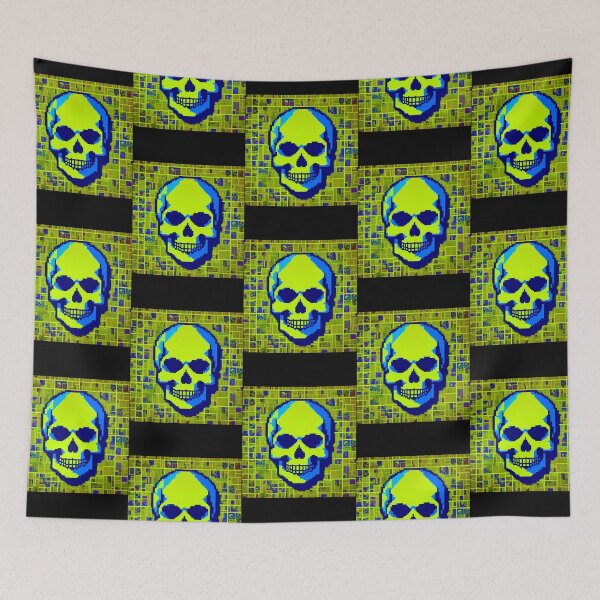 Item preview, Comic Book Skull: Pixel Art Retro Mashup designed and sold by Ronny-Owiso.