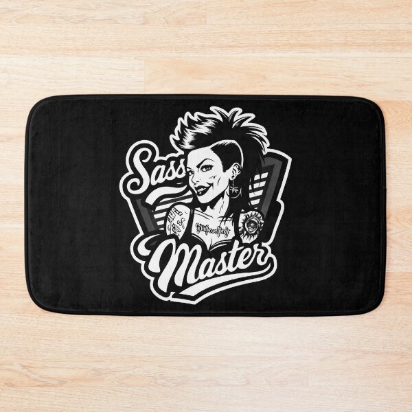 Item preview, SASS MASTER: Bold Black and White Design for the Rebellious designed and sold by SplashTastic.