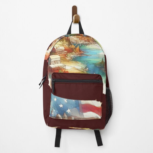 Item preview, Beautiful 3D Sketch of America , designed and sold by PaintMeWorld.