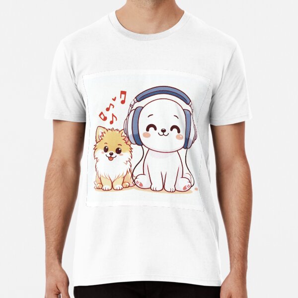 Item preview,      Dogs listening to music designed and sold by DAYSYOUNG BRAND.