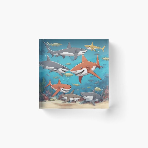 Item preview, Sharks pattern 2 designed and sold by profiler221b.