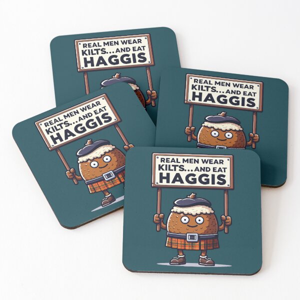 Item preview, Kilt-Wearing Haggis Tee - Funny Scottish Foodie Design Scottish Haggis Fun Gift designed and sold by Dakotahdevan.