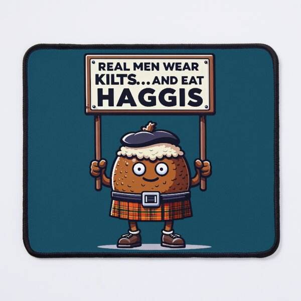 Item preview, Kilt-Wearing Haggis Tee - Funny Scottish Foodie Design Scottish Haggis Fun Gift designed and sold by Dakotahdevan.