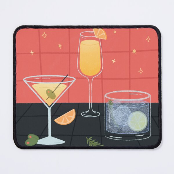 Item preview, Cocktail Night Illustration designed and sold by SageKimIllust.