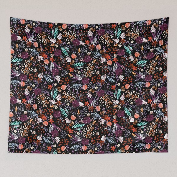 Item preview, Wild Grasses, Black-Black background designed and sold by Alex  Blud.
