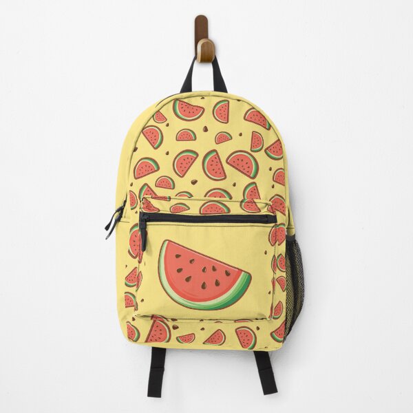 Item preview, Watermelon over a sunny yellow background designed and sold by MaeratArt.