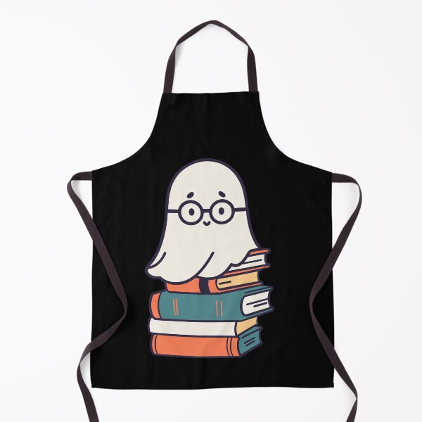 Item preview, Reading Halloween Ghost Little Book Ghost designed and sold by LuminOrb.