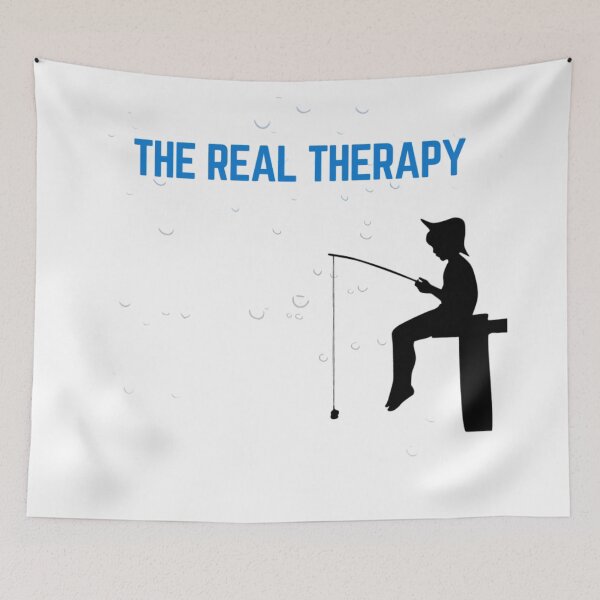 Item preview, The real therapy is in a fishing trip designed and sold by Sha1726.