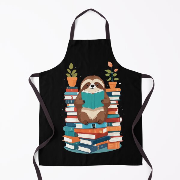 Item preview, Funny Book Lover Sloth Cute Reading Design designed and sold by LuminOrb.