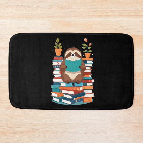 Item preview, Funny Book Lover Sloth Cute Reading Design designed and sold by LuminOrb.