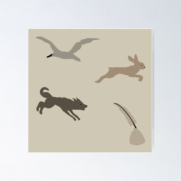 Item preview, Dark Academia Animals in the Wild designed and sold by aestheticqueen.