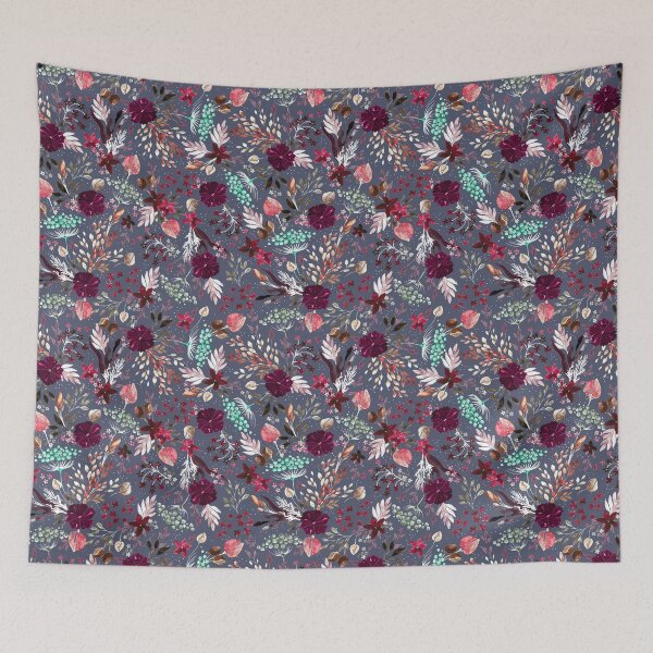 Item preview, Wild Grasses, Gray background designed and sold by Alex  Blud.