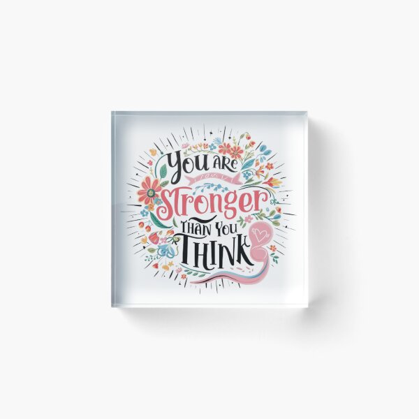 Item preview, Positive message of encouragement: You are stronger than you think designed and sold by kankan22.