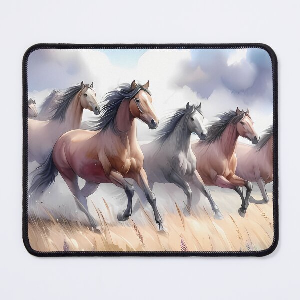 Item preview, Horses running freely in the wild designed and sold by RubisLeaf.