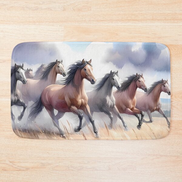 Item preview, Horses running freely in the wild designed and sold by RubisLeaf.