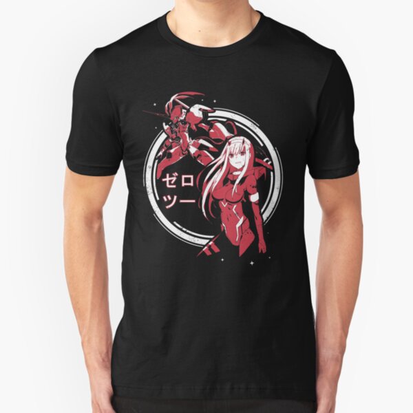 Zero Two - Strelitzia | Darling in the Franxx Slim Fit T-Shirt