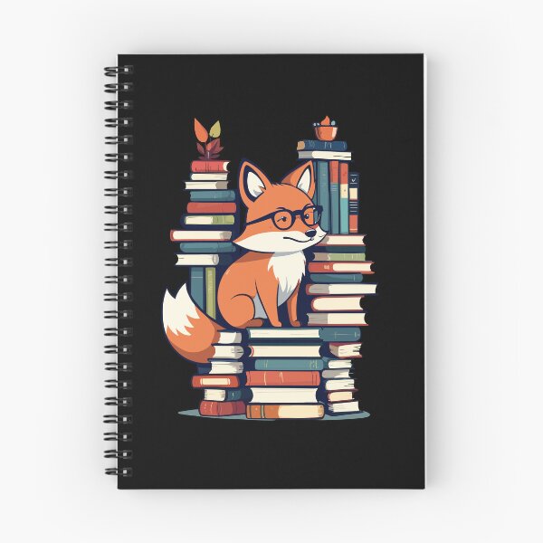 Item preview, Cute Book Lover Fun Fox Bookworm Design designed and sold by LuminOrb.