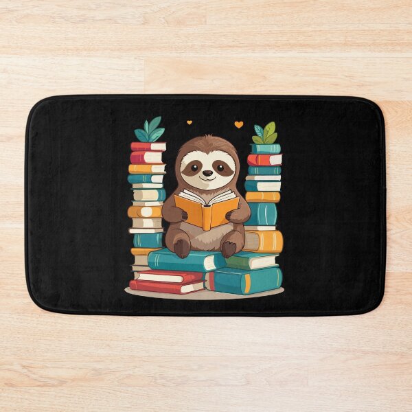 Item preview, Funny Book Lover Sloth Reading Bookworm Cute designed and sold by LuminOrb.