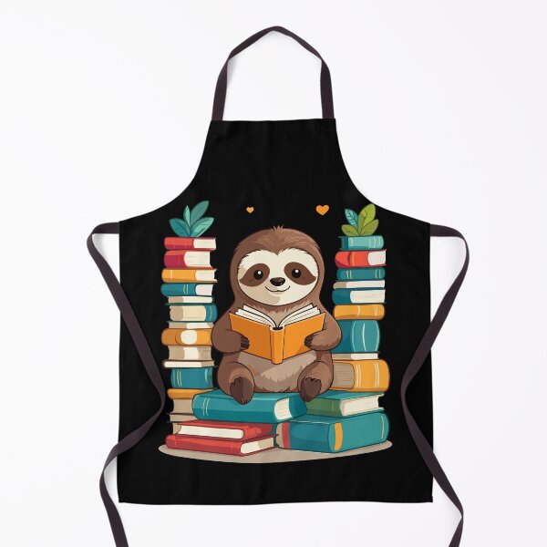Item preview, Funny Book Lover Sloth Reading Bookworm Cute designed and sold by LuminOrb.