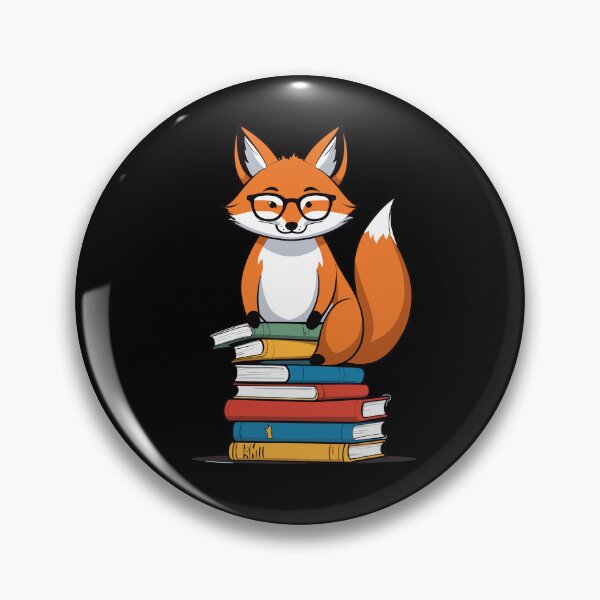 Item preview, Cute Book Lover Funny Fox Reading designed and sold by LuminOrb.
