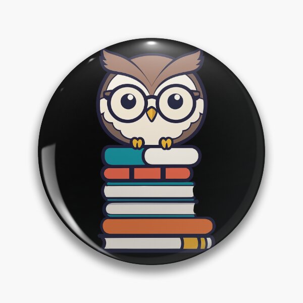 Item preview, Cute Book Owl Funny Literature Enthusiast designed and sold by LuminOrb.