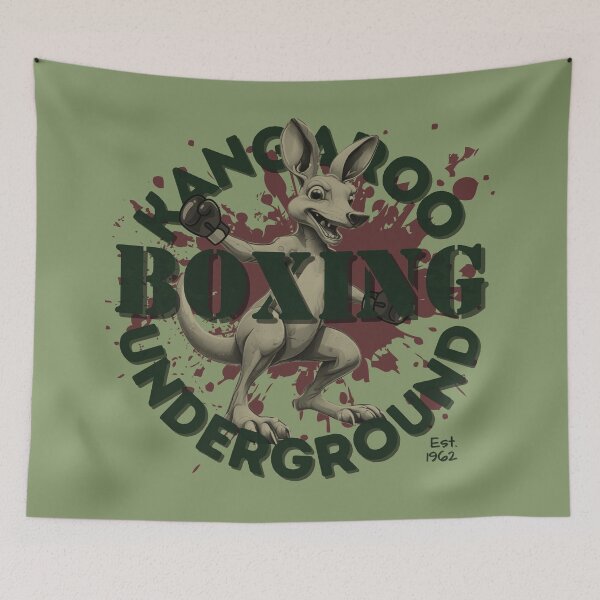 Item preview, Kangaroo Underground Boxing designed and sold by pUNKnown.