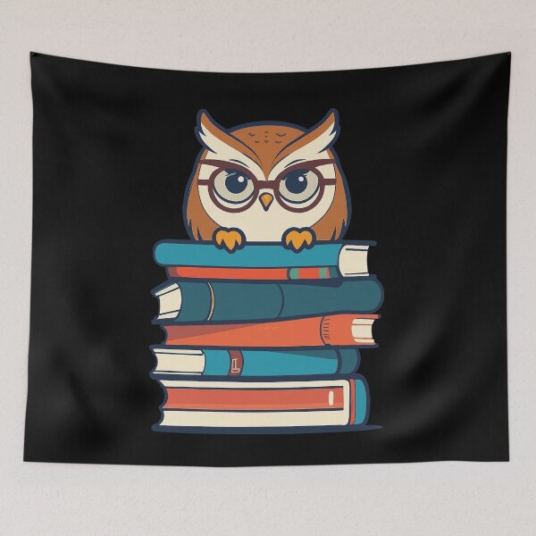 Item preview, Cute Book Owl For Avid Readers And Book Lovers designed and sold by LuminOrb.