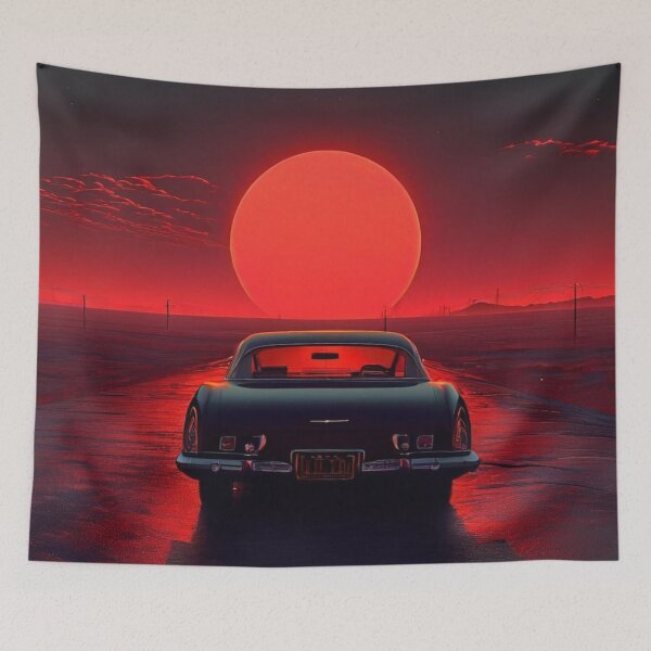 Item preview, Red moon road designed and sold by ArDi9168.