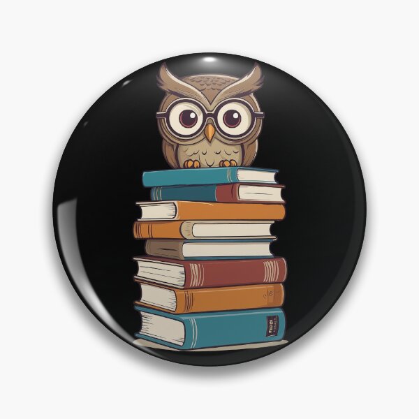 Item preview, Cute Book Loving Owl Sweet Bookworm Reading Owl designed and sold by LuminOrb.