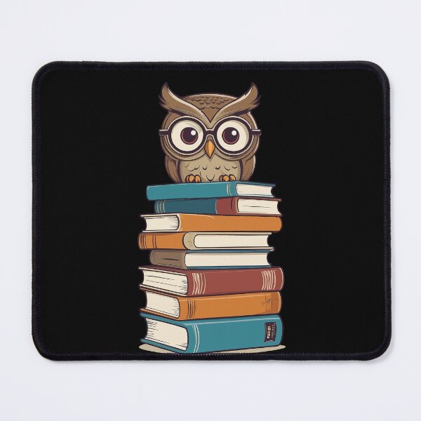 Item preview, Cute Book Loving Owl Sweet Bookworm Reading Owl designed and sold by LuminOrb.