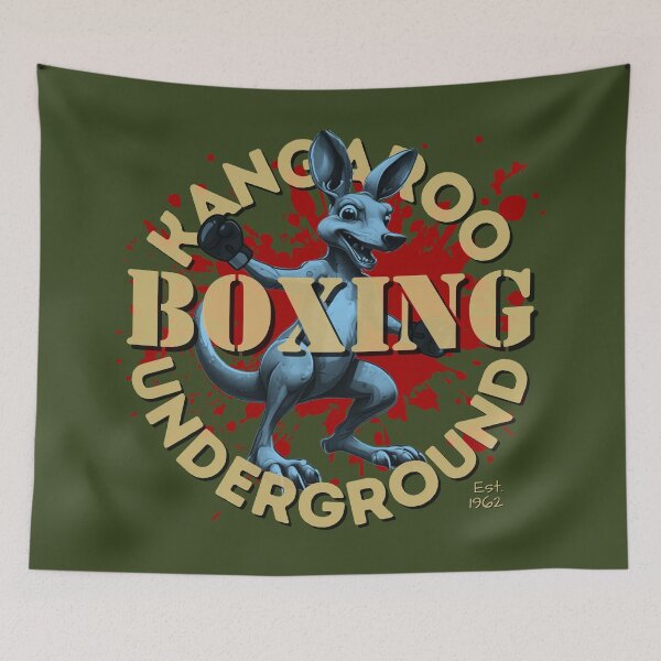Item preview, Kangaroo Underground Boxing designed and sold by pUNKnown.