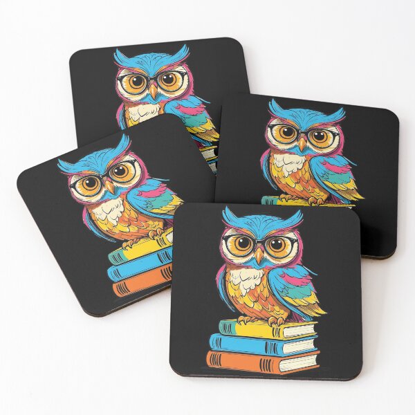 Item preview, Cute Book Owl Funny Book Lover Reading Owl designed and sold by LuminOrb.