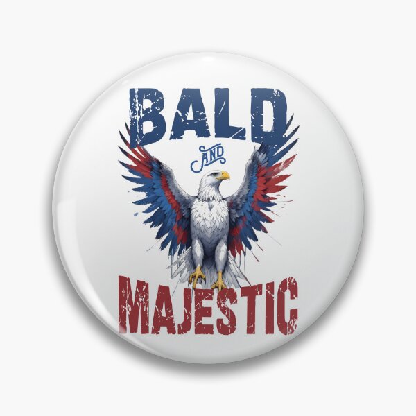 Item preview, Bald and Majestic designed and sold by AnamCaraGraphics.