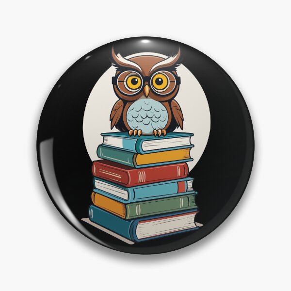 Item preview, Cute Book Owl Sweet Illustration Funny Bookworm designed and sold by LuminOrb.