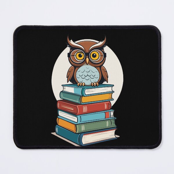 Item preview, Cute Book Owl Sweet Illustration Funny Bookworm designed and sold by LuminOrb.