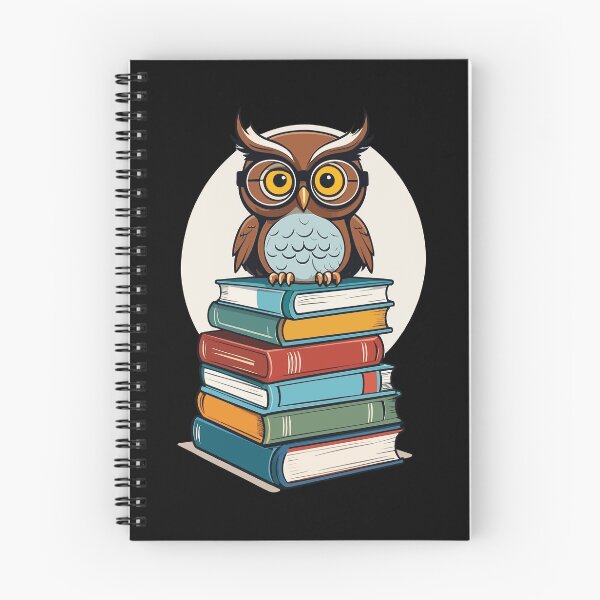 Item preview, Cute Book Owl Sweet Illustration Funny Bookworm designed and sold by LuminOrb.