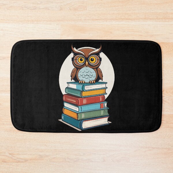 Item preview, Cute Book Owl Sweet Illustration Funny Bookworm designed and sold by LuminOrb.