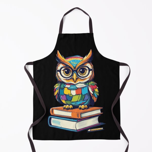 Item preview, Cute Book Owl Reading Fun Illustration designed and sold by LuminOrb.