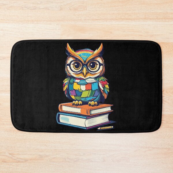 Item preview, Cute Book Owl Reading Fun Illustration designed and sold by LuminOrb.