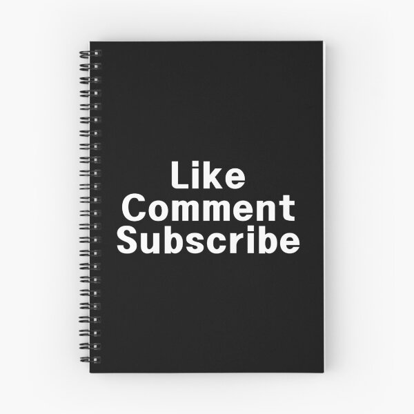 Item preview, Like Comment Subscribe designed and sold by Danemonte.