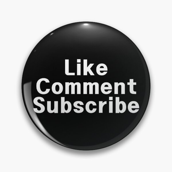 Item preview, Like Comment Subscribe designed and sold by Danemonte.