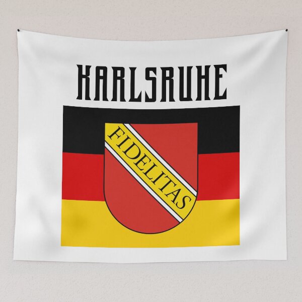Aperçu de l'œuvre Karlsruhe Allemagne Armoiries créée et vendue par jeshands.
